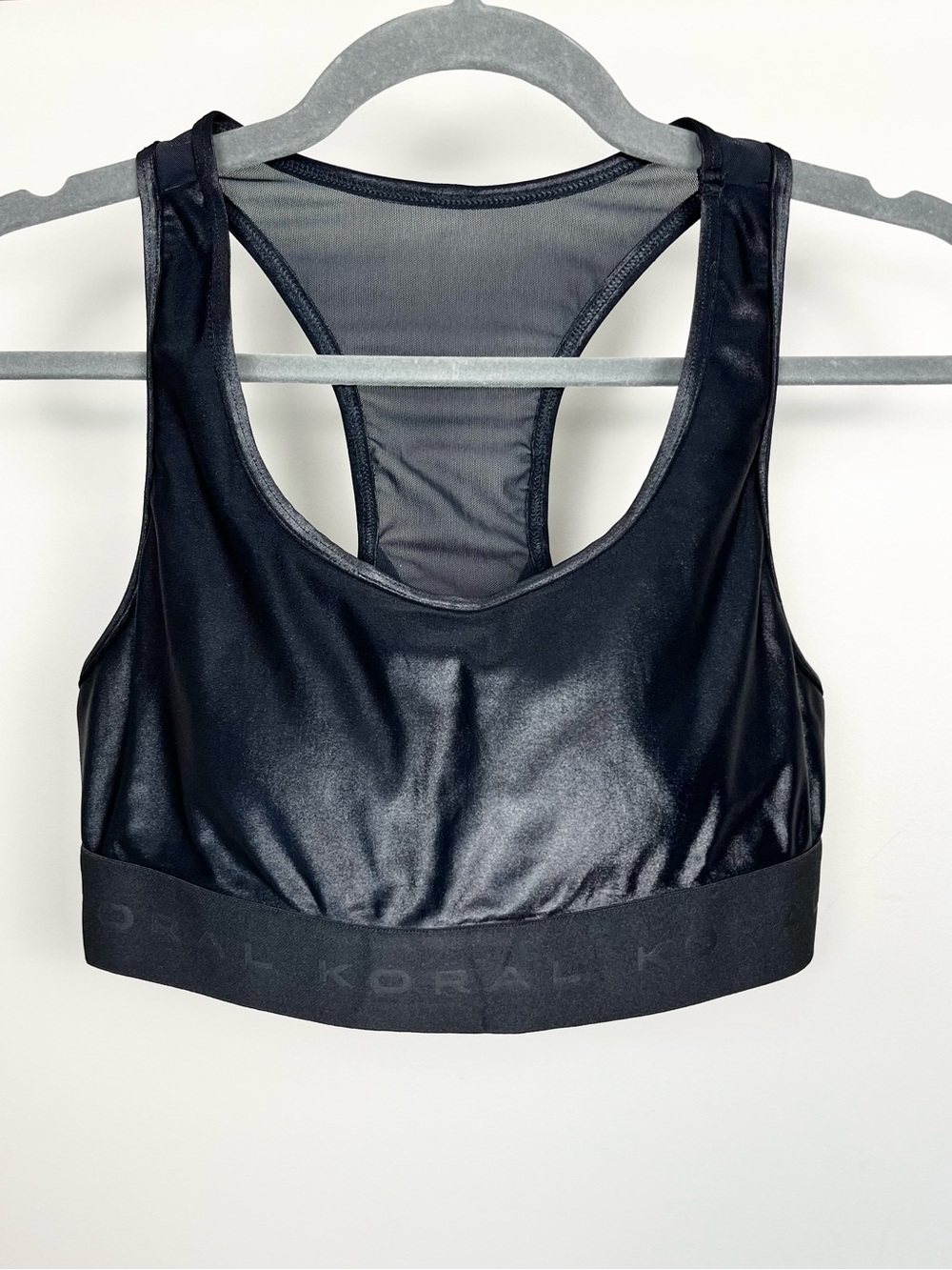 KORAL Mesh Racerback Sports Bra - Picture 2 of 5